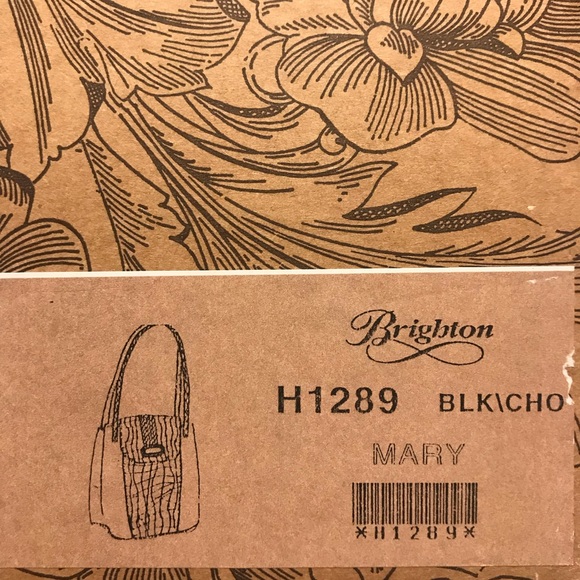 Brighton purse is black & brown; normal wear with use; great condition with box. - Picture 2 of 5